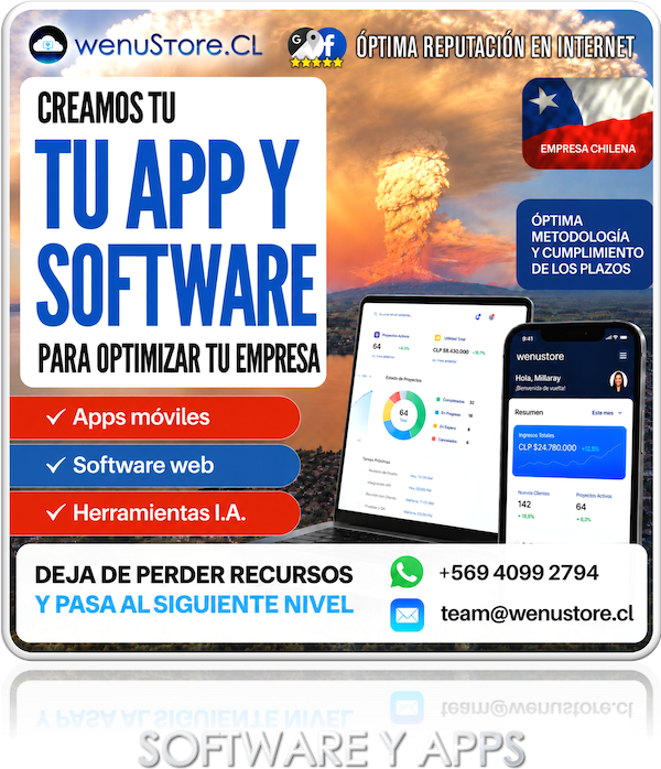 mejor empresa de desarrollo de software y apps santiago antofagasta chile