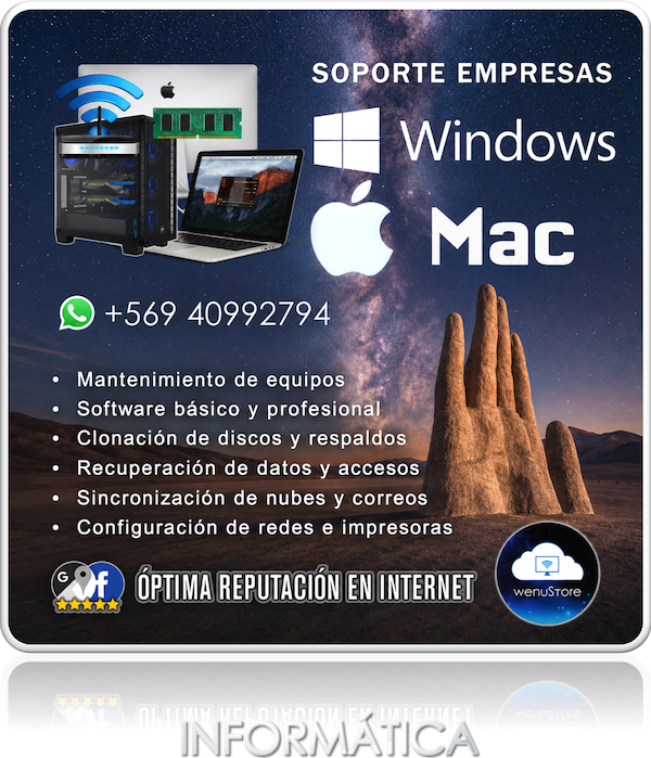 mejor empresa soporte informatica computacion antofagasta santiago chile