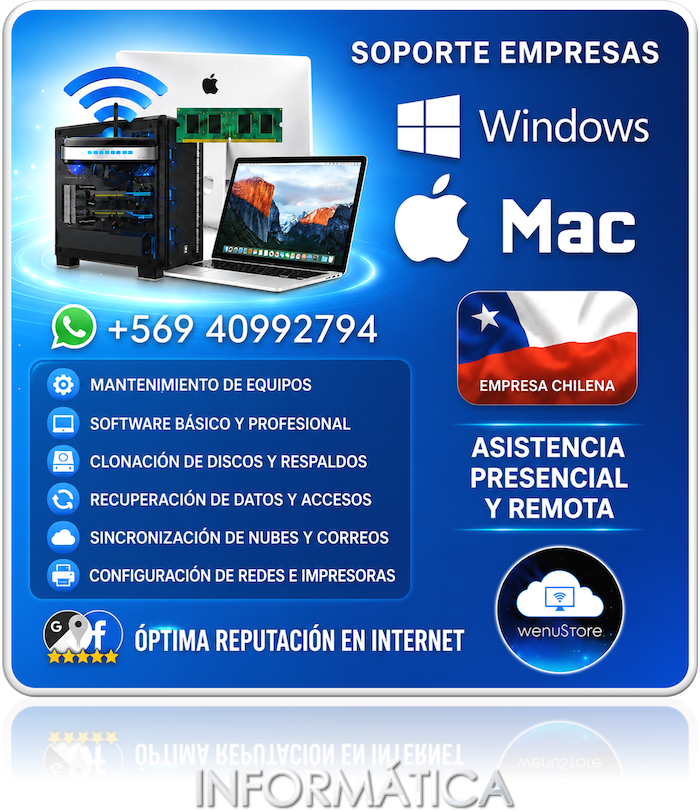 mejor empresa soporte informatica computacion antofagasta santiago chile